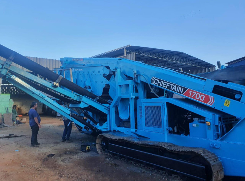Peneira móvel Terex Pergson Chieftain 1700